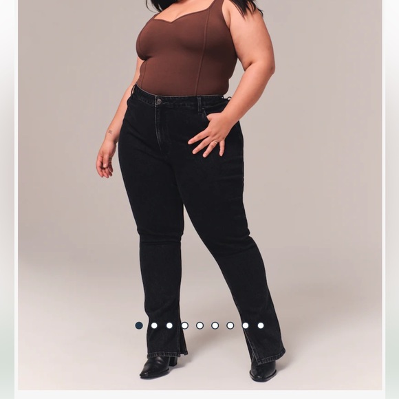 NWOT Abercrombie Curve Love High Rise w Vents - Picture 8 of 11